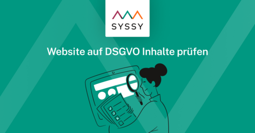 SYSSY DSGVO Check